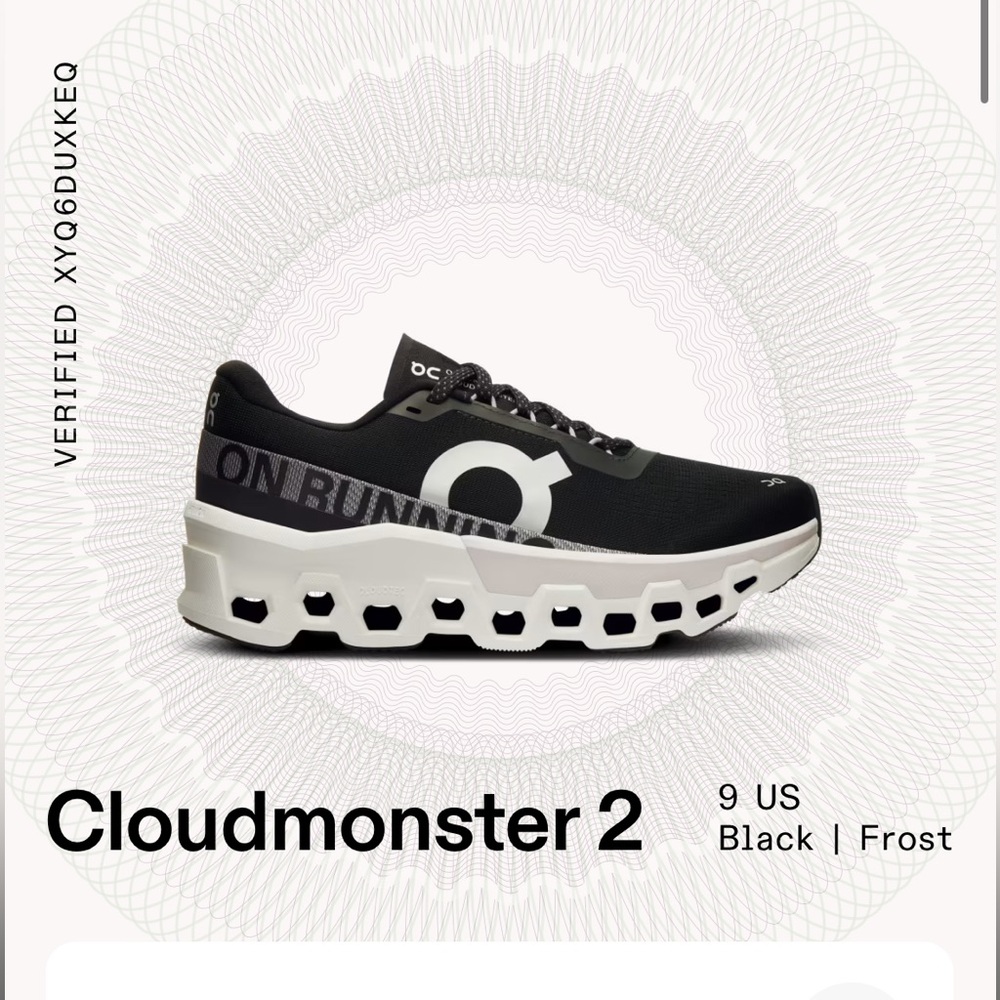 WOMENS CLOUD MONSTER 2 on cloud running shoes